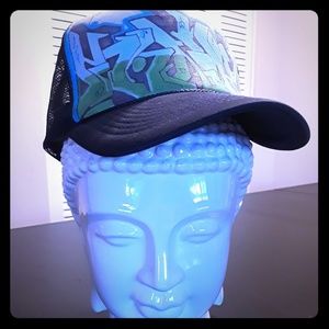 Graffiti trucker hat